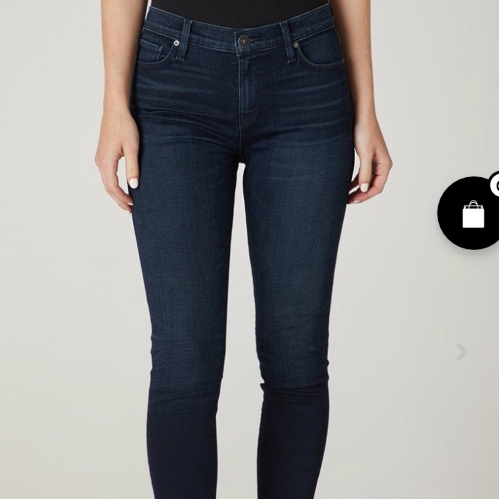 NWOT HUDSON Los Angeles Nico Mid-Rise jeans skinny fit Dark